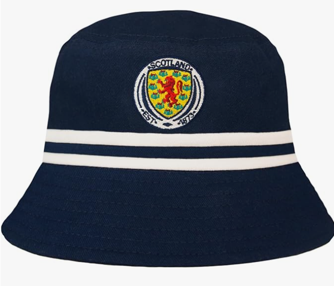 Scotland Bucket Hat SFA Embroidered Crest Official Soccer Gift